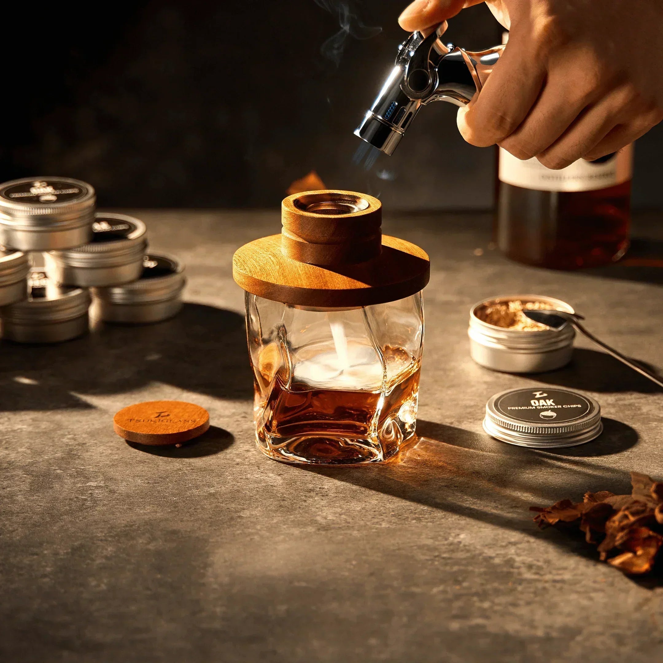 Kit de fumage Tsuki pour cocktails