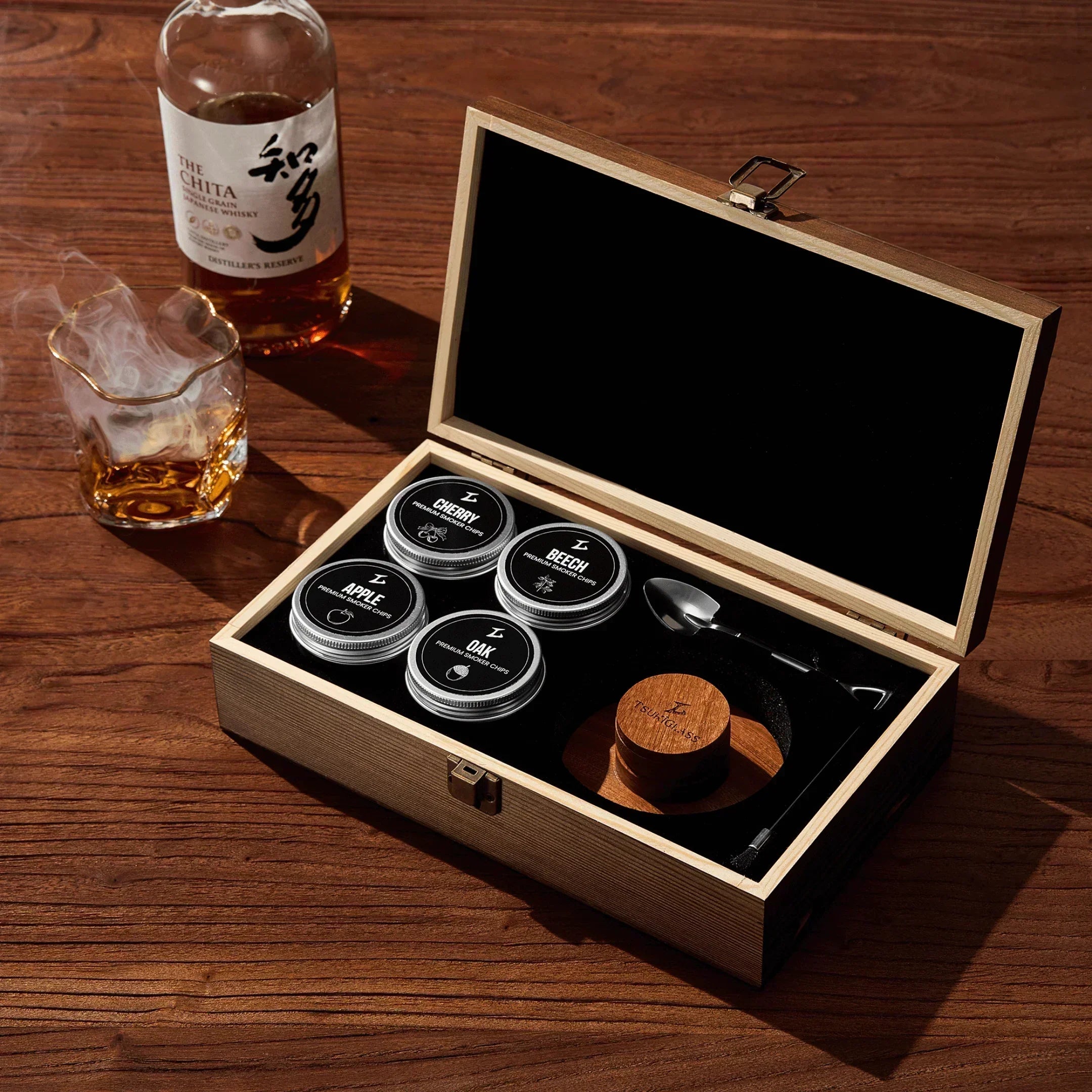 Kit de fumage Tsuki pour cocktails