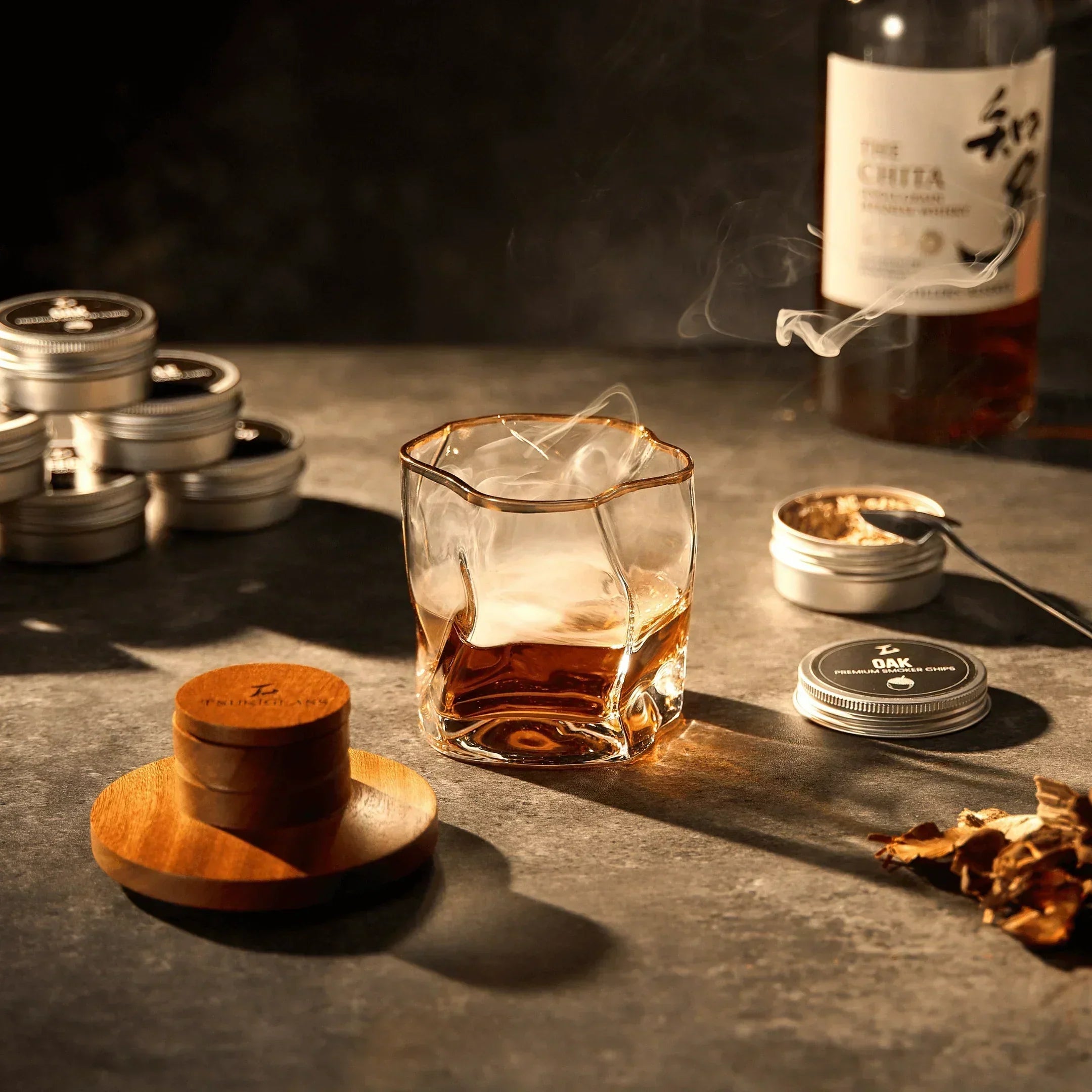 Kit de fumage Tsuki pour cocktails