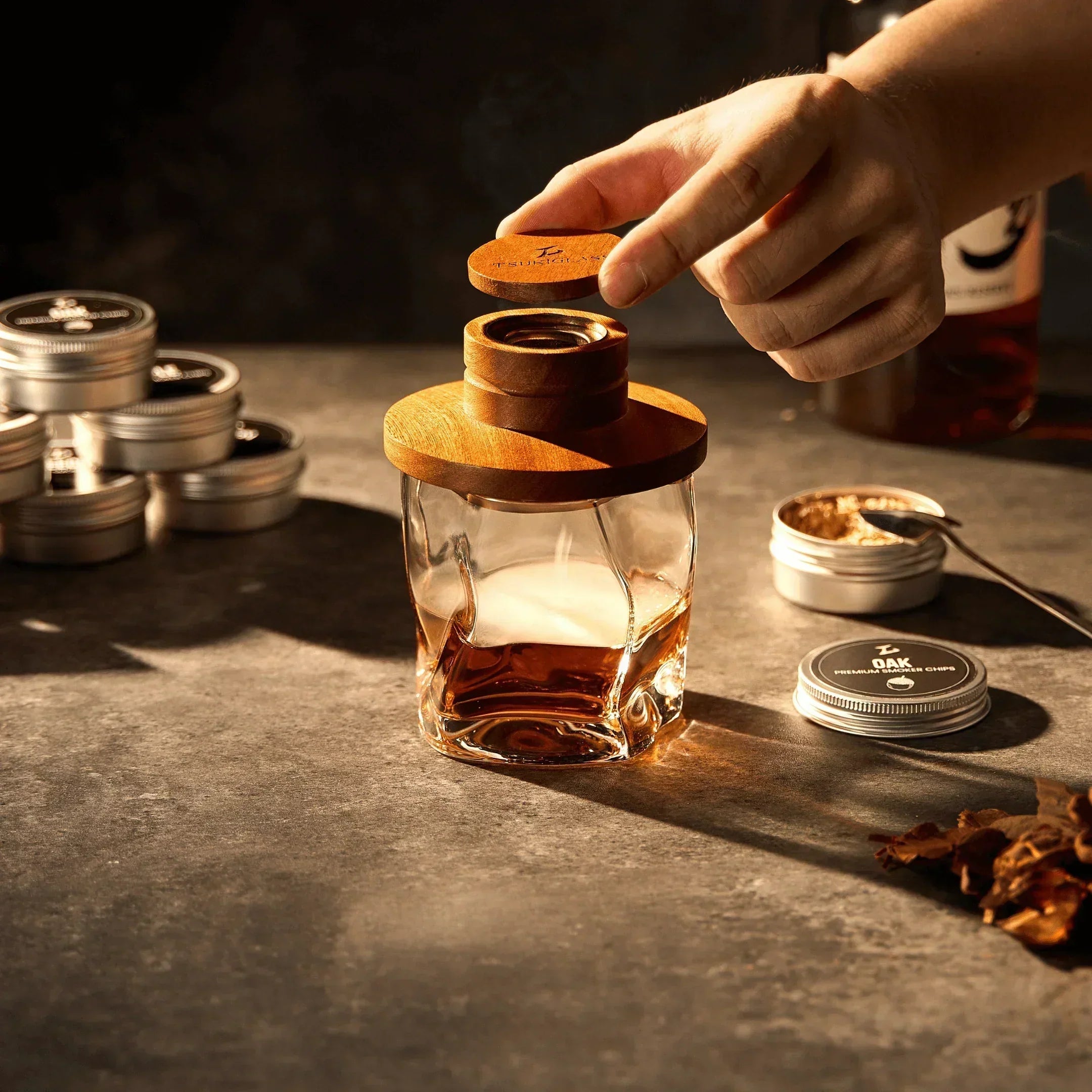 Kit de fumage Tsuki pour cocktails