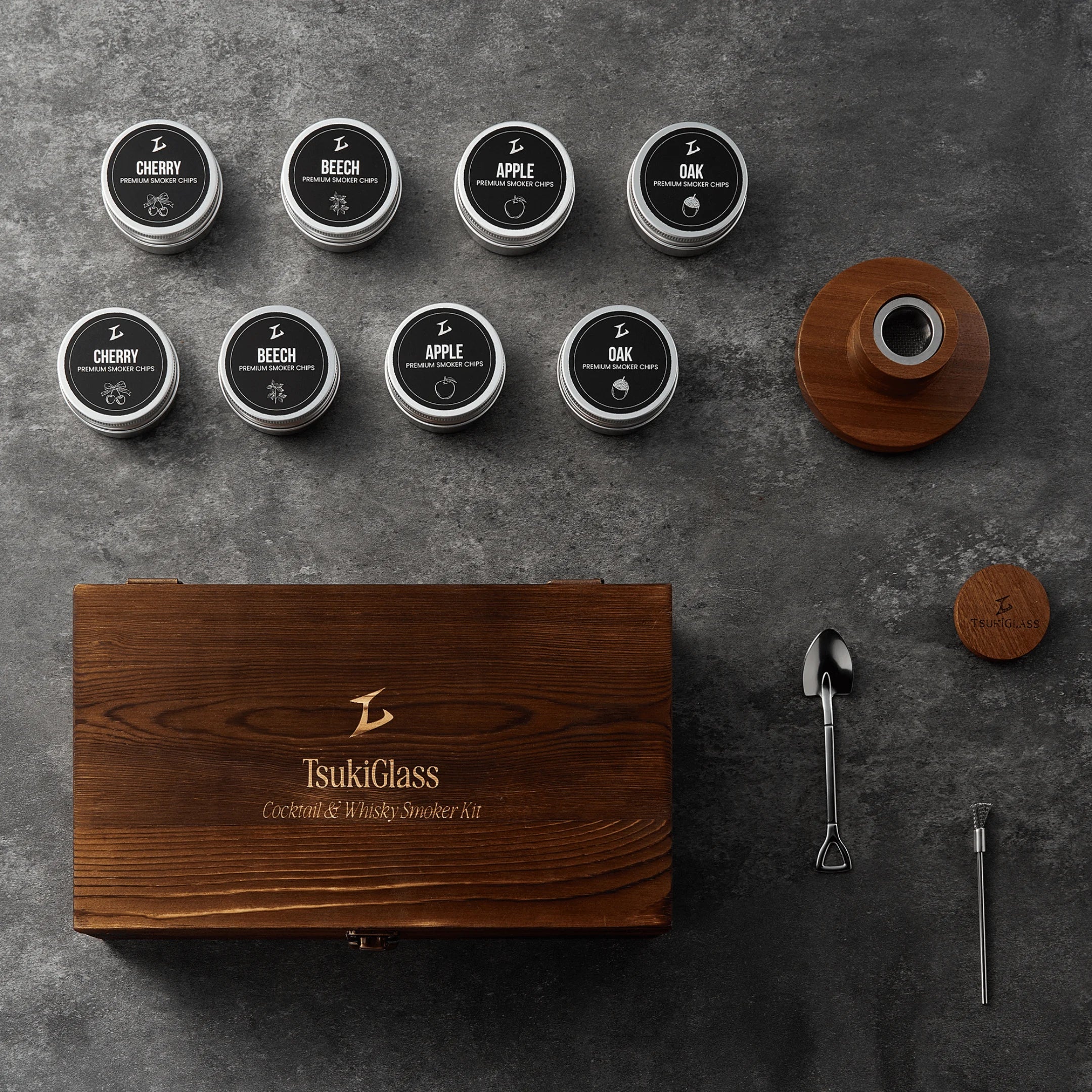 Kit de fumage Tsuki pour cocktails